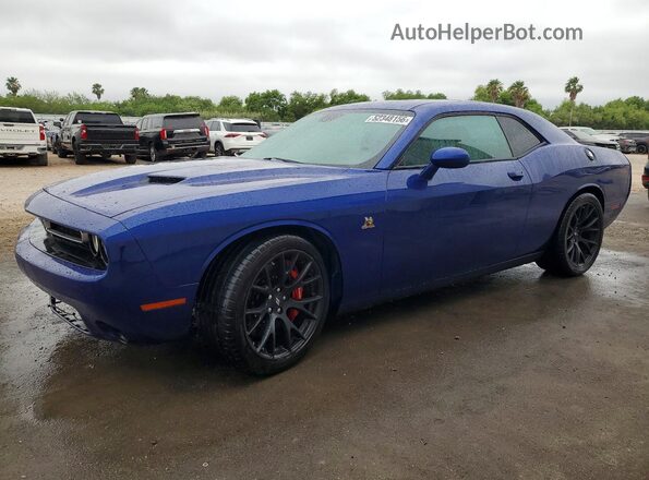 2C3CDZFJXJH171426 2018 DODGE CHALLENGER Blue Tył lewy
