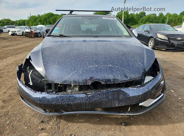 3VWH17AU8HM538235 2017 VOLKSWAGEN GOLF Синий Вид сзади
