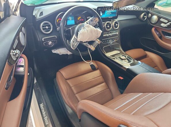 WDDWJ8DB0KF929435 2019 MERCEDES-BENZ C Белый Вид щитка приборов