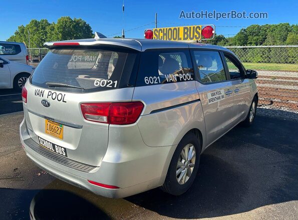 KNDMA5C1XH6264741 2017 KIA SEDONA Серый Передняя правая четверть