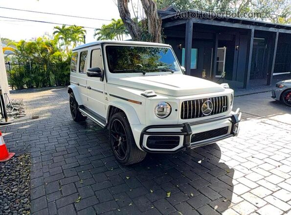 W1NYC7HJ0RX495684 2024 MERCEDES-BENZ G-CLASS Белый Передняя левая четверть