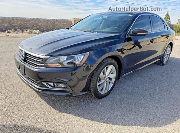1VWBA7A33JC005519 2018 VOLKSWAGEN PASSAT Черный Задняя правая четверть