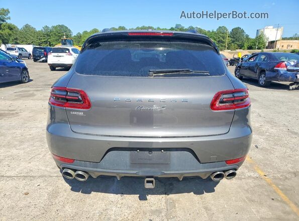 WP1AB2A56JLB34014 2018 PORSCHE MACAN Серый Вид салона спереди