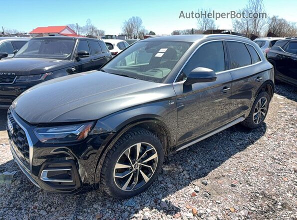 WA1FAAFY0M2009439 2021 AUDI Q5 Charcoal Հետևի աջ