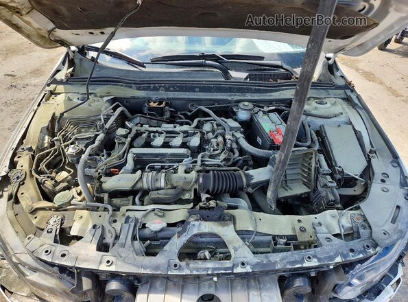 1HGCV1F56JA042175 2018 HONDA ACCORD Белый Вид подкапотного пространства