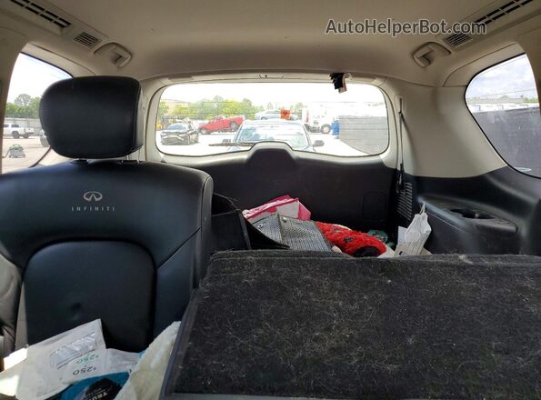 JN8AZ2NE2H9154554 2017 INFINITI QX80 Серый Вид задней части салона