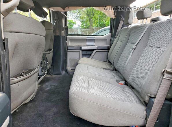 1FTEW1EP3JKC23526 2018 FORD F150 Черный Вид задних сидений