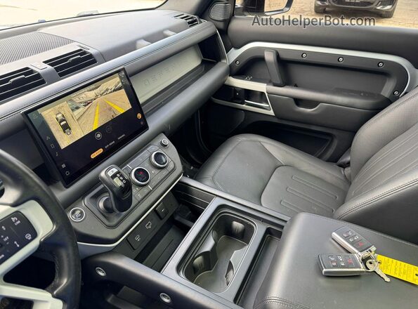 SALEW7RU6N2097910 2022 LAND ROVER DEFENDER Серебряный Вид наклейки с VIN-кодом