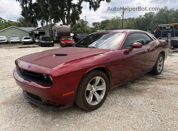 2C3CDZAG2KH560607 2019 DODGE CHALLENGER Burgundy Tył prawy