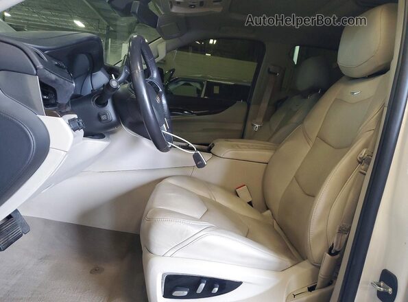 1GYS4JKJ9LR207084 2020 CADILLAC ESCALADE Белый Вид панели приборов