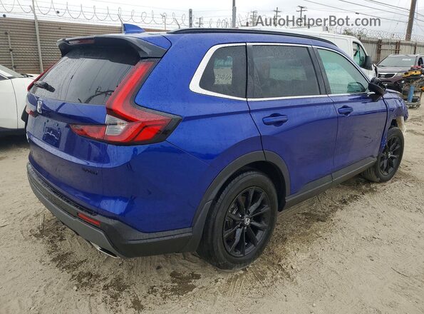2HKRS6H81RH809103 2024 HONDA CR-V Синий Передняя правая четверть