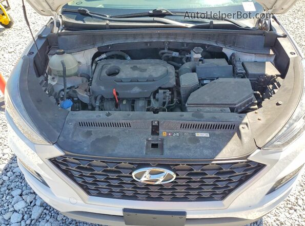 KM8J33AL5KU853166 2019 HYUNDAI TUCSON White Vista de la etiqueta del VIN