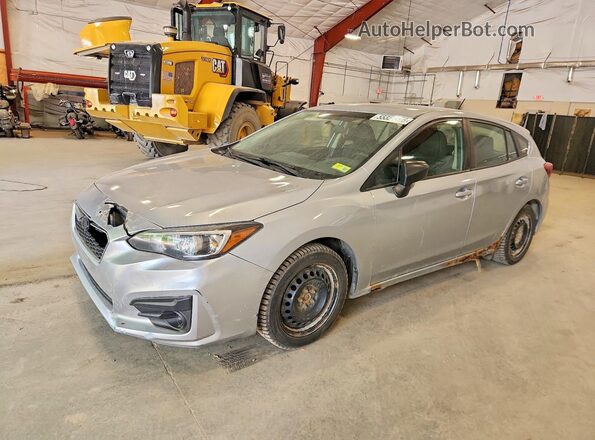 4S3GTAA63K3731943 2019 SUBARU IMPREZA Серебряный Передняя левая четверть