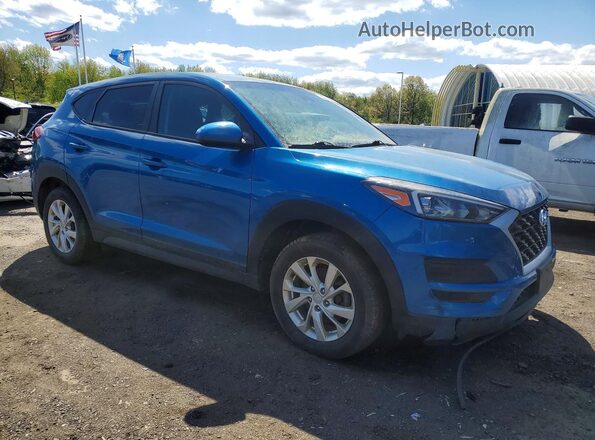 KM8J2CA43KU939748 2019 HYUNDAI TUCSON Синий Вид спереди
