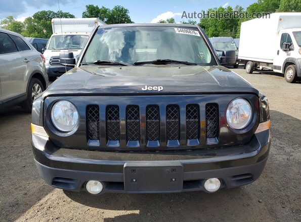 1C4NJPBA1GD807745 2016 JEEP PATRIOT Black Rear view