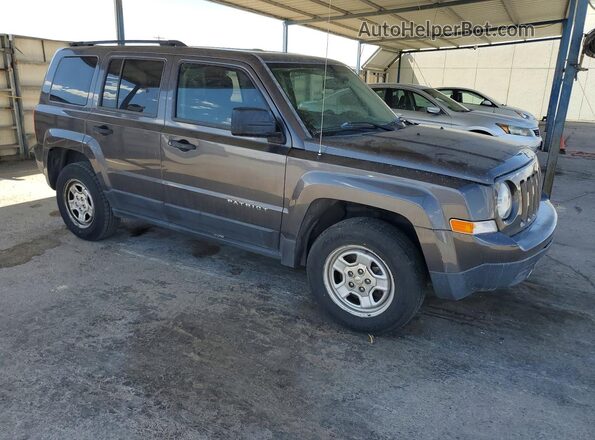1C4NJPBA1GD622286 2016 JEEP PATRIOT Gray წინა ხედი