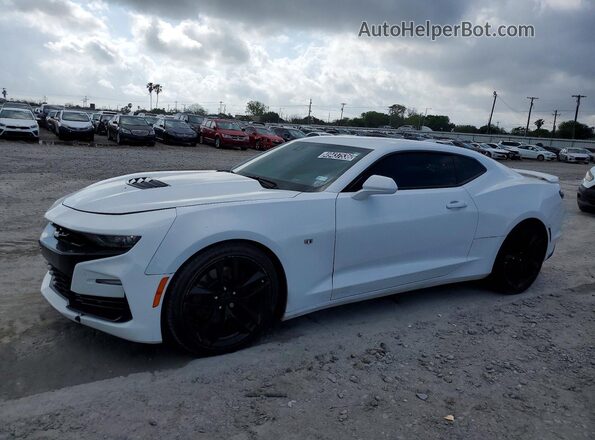1G1FH1R78K0130743 2019 CHEVROLET CAMARO Белый Передняя левая четверть