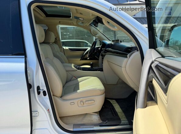 JTJHY7AX2J4263193 2018 LEXUS LX White Widok z tyłu