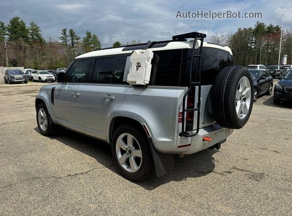 SALEW7RU6N2097910 2022 LAND ROVER DEFENDER Серебряный Передняя правая четверть
