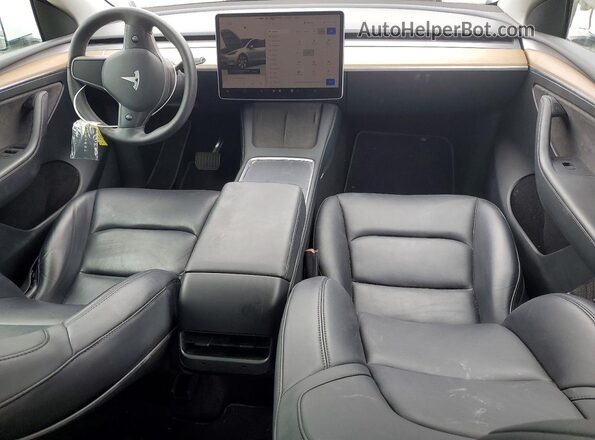 7SAYGAEEXPF742736 2023 TESLA MODEL White Սարքավորումների վահանակի տեսք