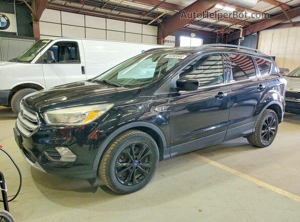 1FMCU9GD1JUA43119 2018 FORD ESCAPE Черный Передняя левая четверть