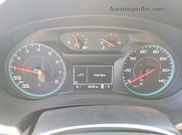 1G1ZC5ST0LF126324 2020 CHEVROLET MALIBU Черный Вид щитка приборов