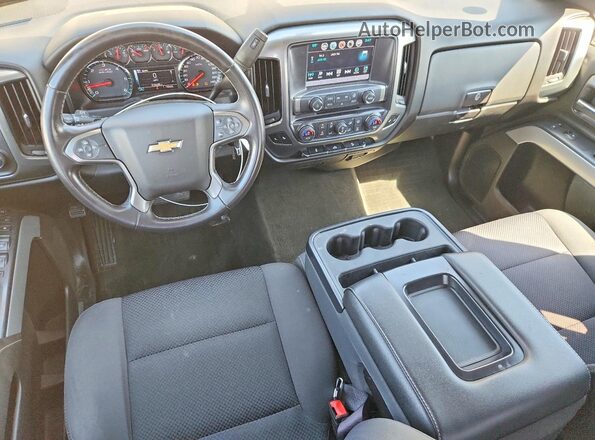 1GCVKREC3HZ230856 2017 CHEVROLET SILVERADO Gray Instrument cluster view
