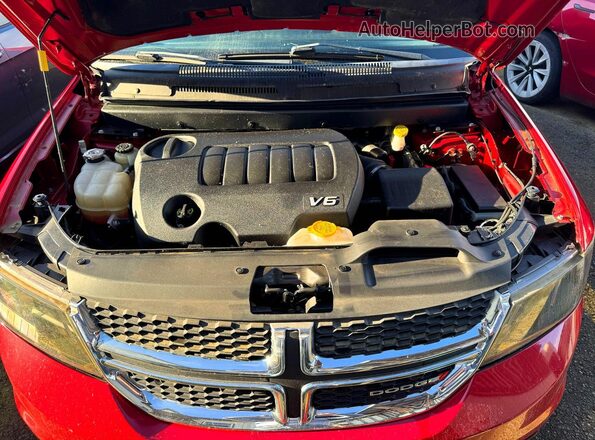 3C4PDCBG5JT508631 2018 DODGE JOURNEY Красный Вид панели приборов