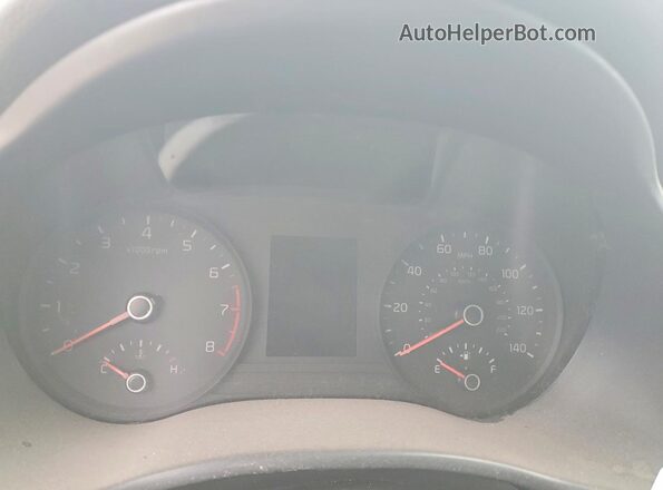 3KPA24ABXKE179454 2019 KIA RIO Серебряный Вид задних сидений