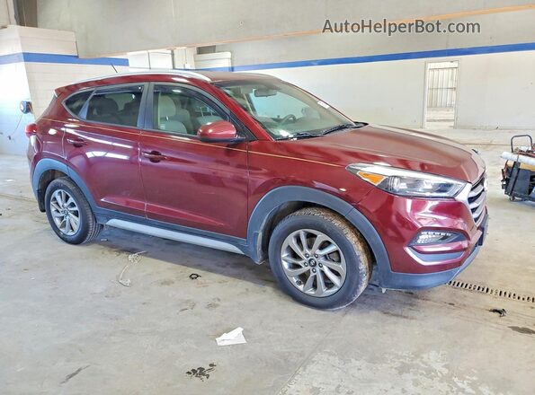 KM8J3CA49HU504495 2017 HYUNDAI TUCSON Red Вид спереду