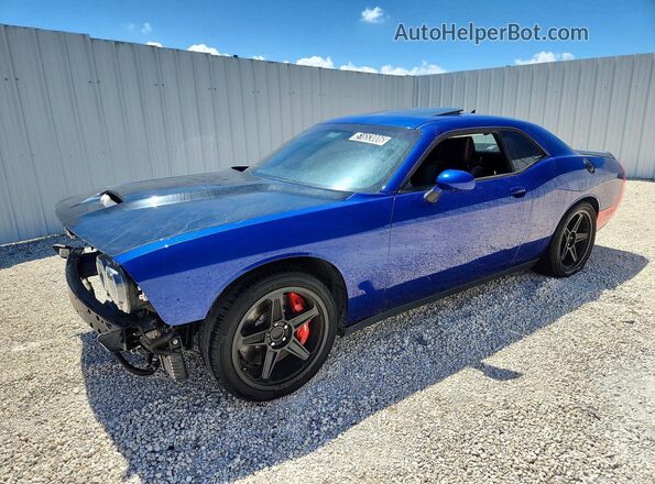 2C3CDZBT5JH205019 2018 DODGE CHALLENGER Blue Vista tres cuartos delantera izquierda