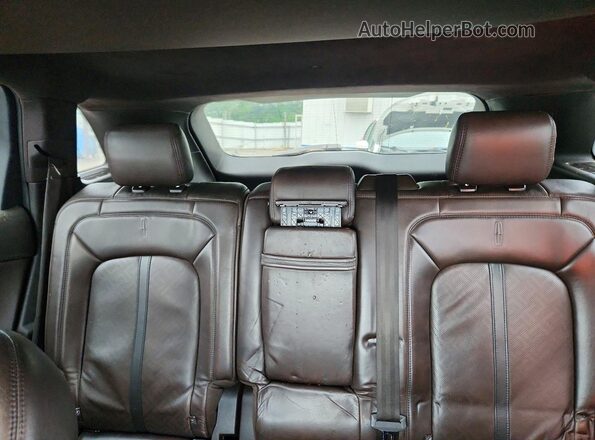 2LMPJ7JR8GBL23142 2016 LINCOLN MKX Коричневый Вид задней части салона