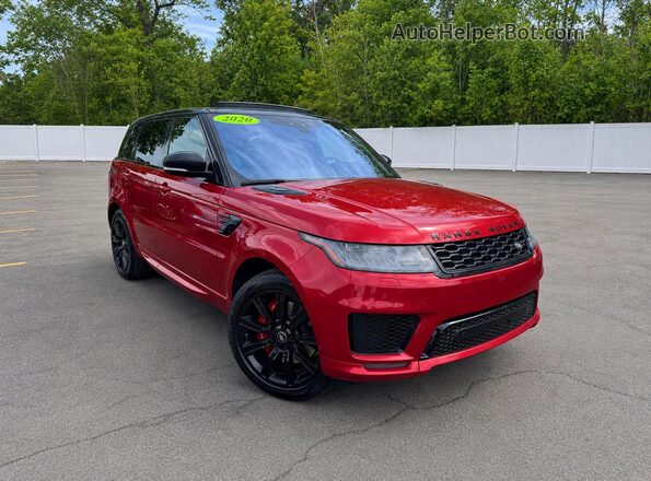 SALWR2SE5LA730398 2020 LAND ROVER RANGE ROVER Red Rear left