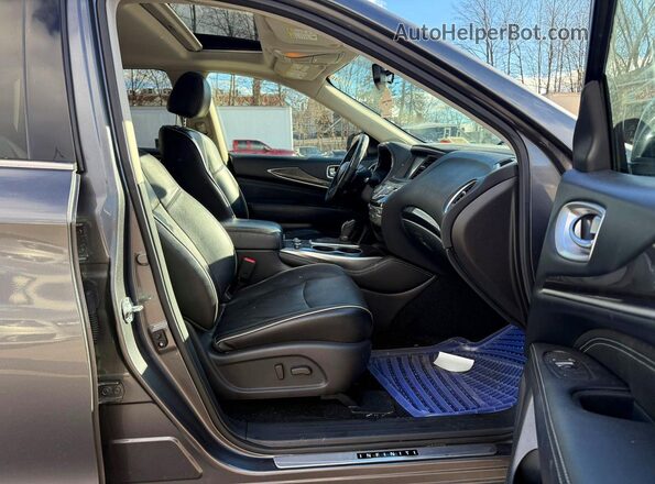 5N1DL0MM5HC525101 2017 INFINITI QX60 Charcoal Widok z tyłu
