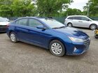 2019 Hyundai Elantra Se Синий vin: 5NPD74LF3KH449263