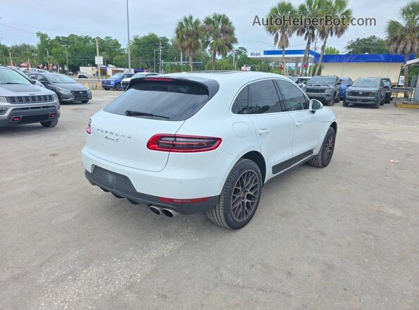 WP1AB2A53JLB33385 2018 PORSCHE MACAN Белый Вид спереди