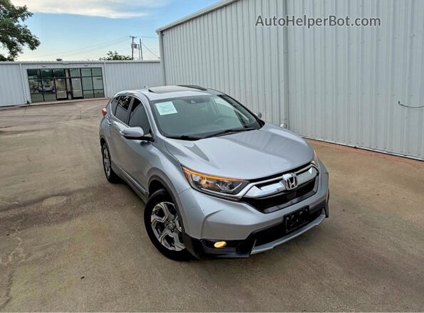 7FARW2H86JE045642 2018 HONDA CR-V Silver Vista tres cuartos delantera izquierda