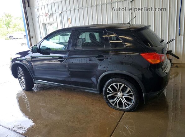JA4AR3AW2GZ035704 2016 MITSUBISHI OUTLANDER Черный Задняя правая четверть