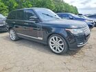 2016 Land Rover Range Rover Supercharged Черный vin: SALGS2EF9GA266759