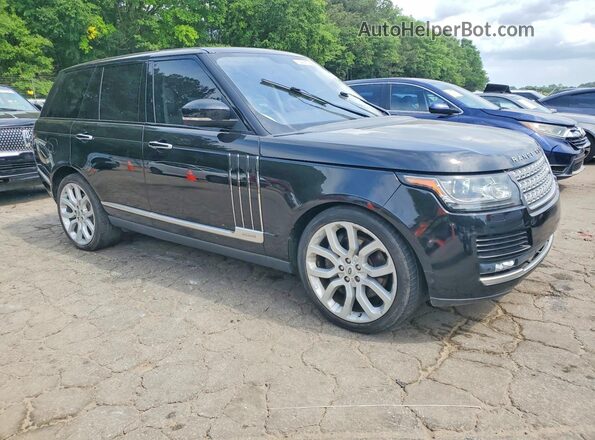SALGS2EF9GA266759 2016 LAND ROVER RANGE Черный Вид спереди