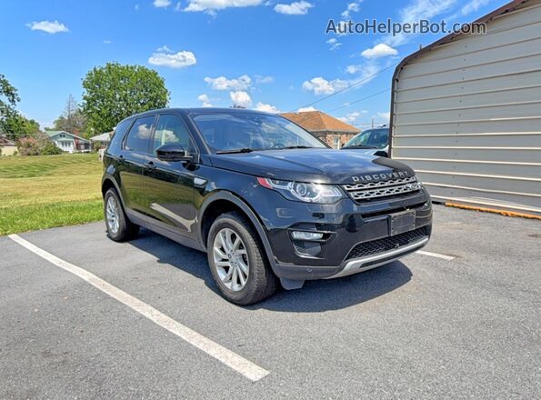 SALCR2RX7JH769881 2018 LAND ROVER DISCOVERY Черный Задняя левая четверть