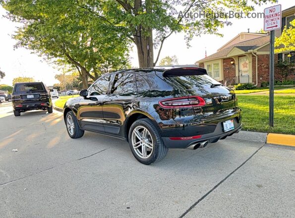 WP1AB2A50GLB55921 2016 PORSCHE MACAN Черный Передняя правая четверть
