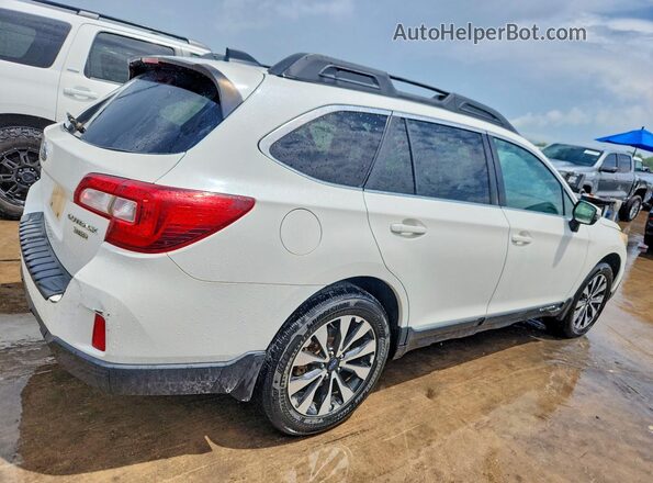4S4BSEJC1G3297194 2016 SUBARU OUTBACK Белый Передняя правая четверть