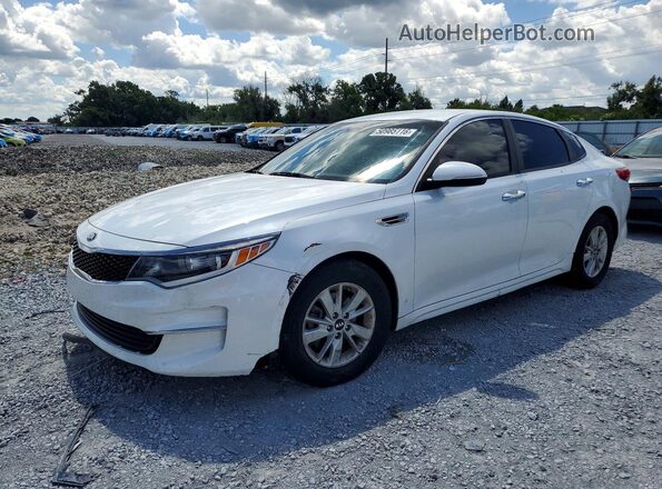 KNAGT4L32G5087431 2016 KIA OPTIMA White Tył lewy