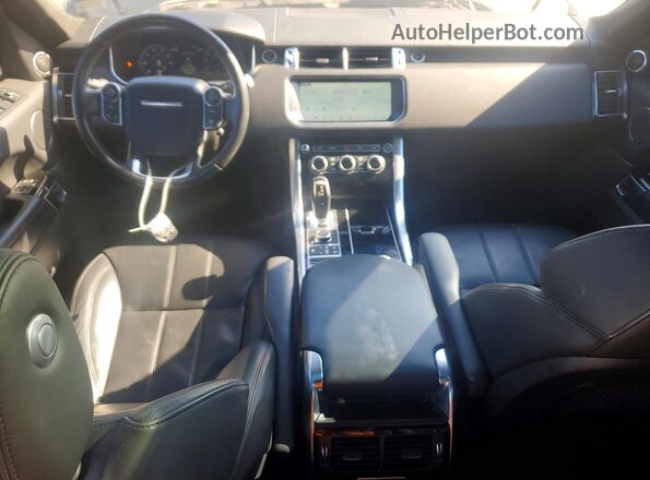SALWR2FV0HA134939 2017 LAND ROVER RANGE Black Widok zestawu wskaźników