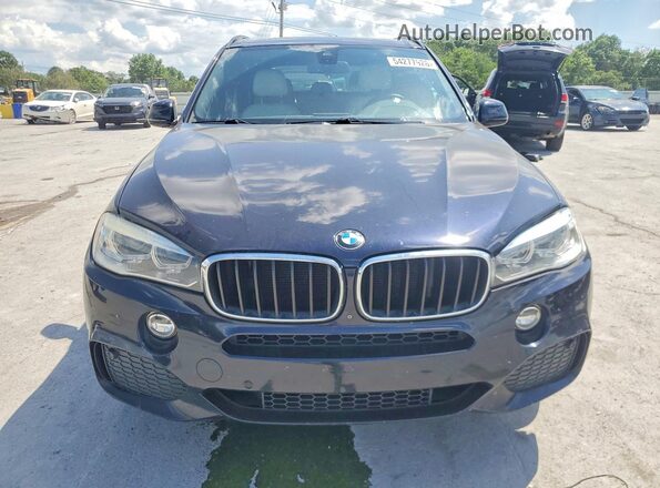 5UXKR0C59G0P29614 2016 BMW X5 Черный Вид сзади