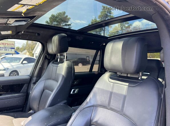 SALGS5RE3KA561190 2019 LAND ROVER RANGE Black Вид задніх сидінь