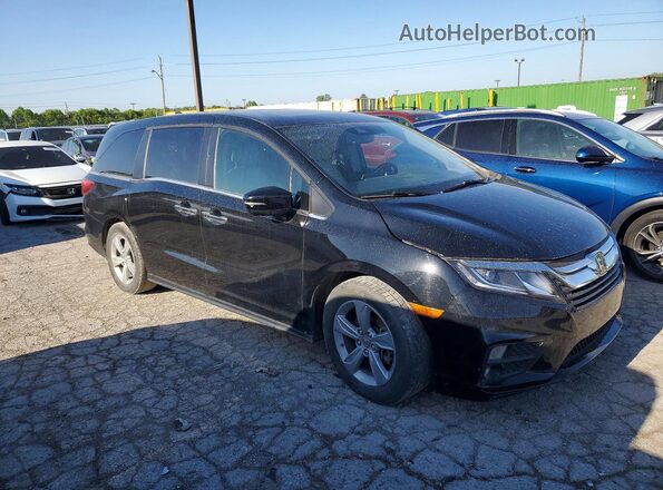 5FNRL6H77JB046107 2018 HONDA ODYSSEY Черный Вид спереди