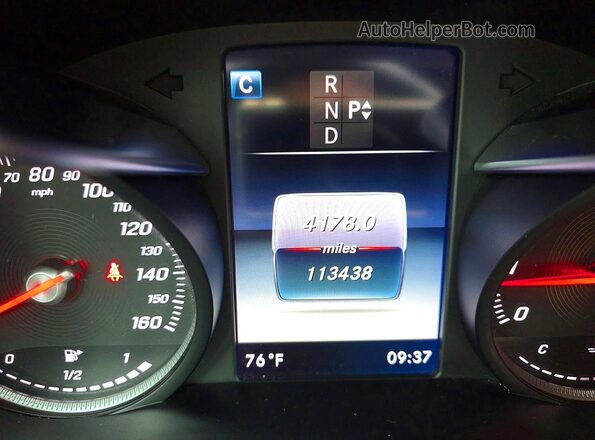 WDC0G4JB1JV046471 2018 MERCEDES-BENZ GLC-CLASS Черный Вид щитка приборов