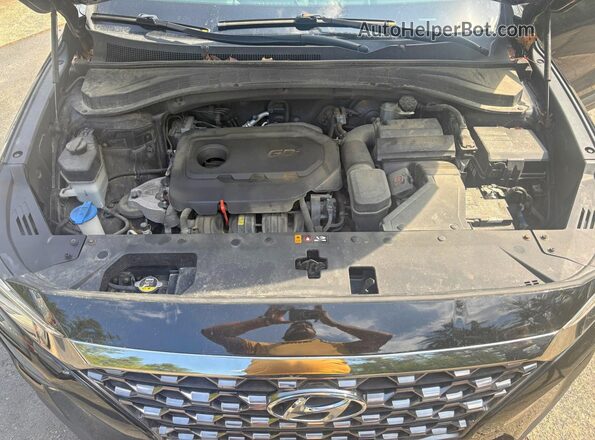 5NMS2CAD6KH085144 2019 HYUNDAI SANTA Черный Вид панели приборов
